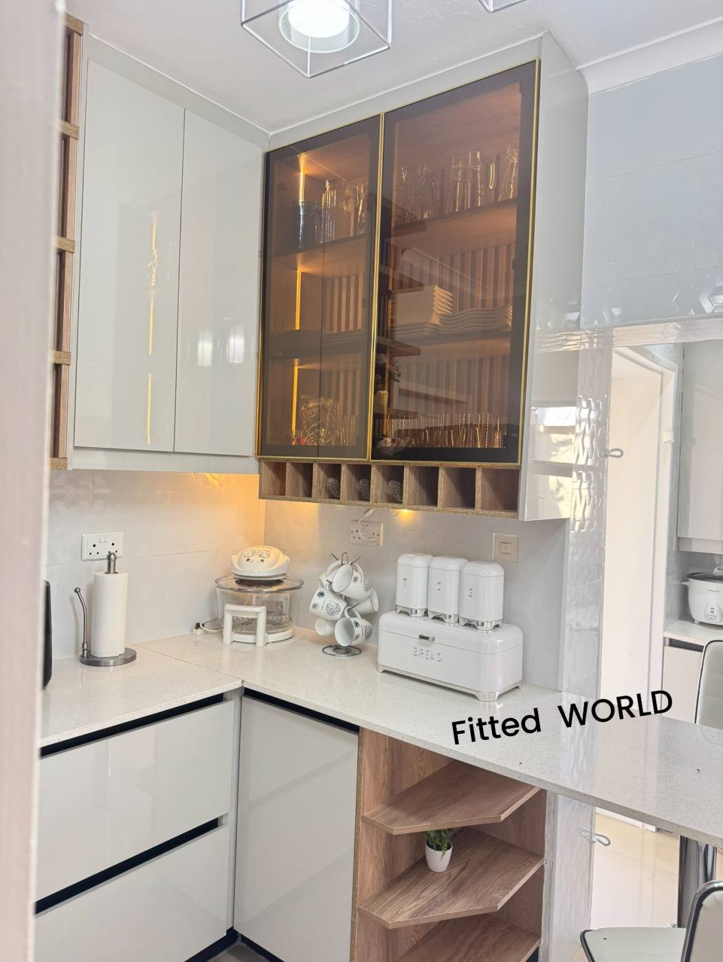 Fitted World installation